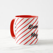 Tasse personnalisée de Noël de grammes (Devant gauche)
