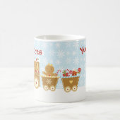 Tasse personnalisée de Noël de train de pain (Centre)