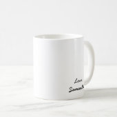 Tasse personnalisée de papa de la bonification #1 (Devant droit)
