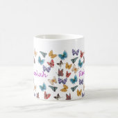 Tasse personnalisée de papillon - Rebekah (Centre)