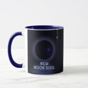 Tasse personnalisée de phase de nouvelle lune