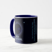 Tasse personnalisée de phase de nouvelle lune (Devant gauche)