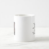 Tasse personnalisée de photo d'animal familier (Centre)