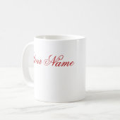 Tasse personnalisée de pois doux (Devant gauche)