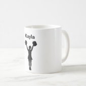 Tasse personnalisée de "pom-pom girl" (Devant droit)