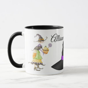 Tasse personnalisée de sorcière de Halloween