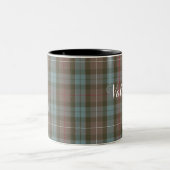 Tasse personnalisée de tartan (Centre)