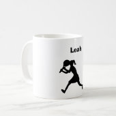 Tasse personnalisée de "tennis" (femelle) (Devant gauche)