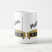 Tasse personnalisée de Theremin (Centre)