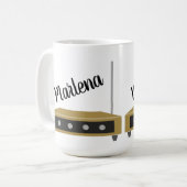 Tasse personnalisée de Theremin (Devant gauche)