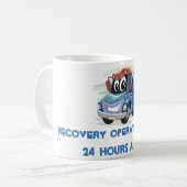 Tasse personnalisée de véhicule de récupération (Devant gauche)