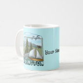 Tasse personnalisée de Washington (Devant gauche)