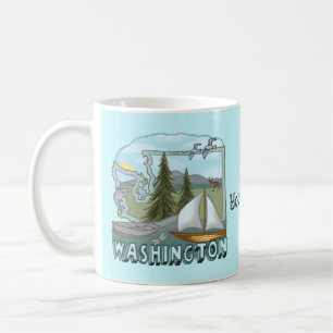 Tasse personnalisée de Washington