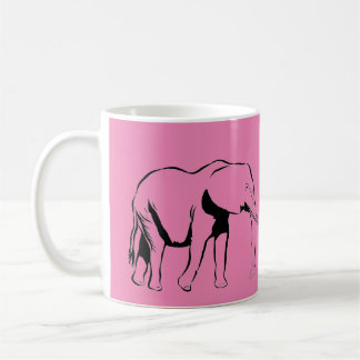 Tasse personnalisée d'éléphant