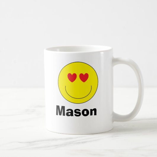 Tasse personnalisée d'Emoji (Droite)