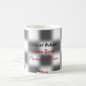 Tasse personnalisée d'équipe d'échecs ou de club (Centre)