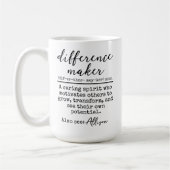 Tasse personnalisée « Difference Marker » de remer (Gauche)