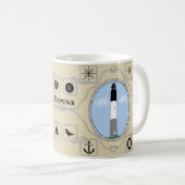 Tasse personnalisée d'île de chêne (Devant droit)