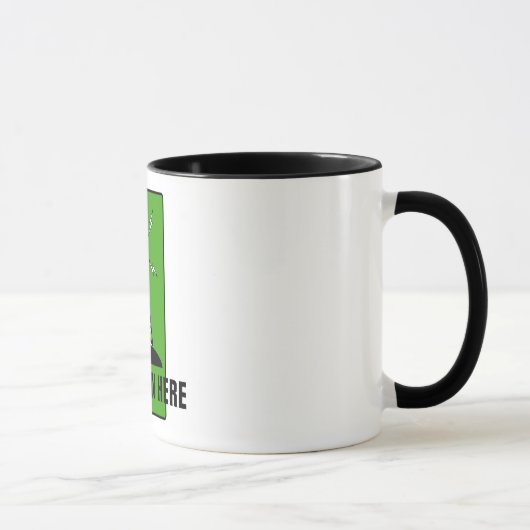Tasse personnalisée d'indicatif d'appel de (Droite)