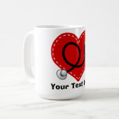 Tasse personnalisée d'infirmière (Devant gauche)