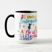 Tasse personnalisée d'institutrice gardienne (Gauche)