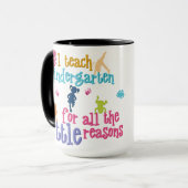 Tasse personnalisée d'institutrice gardienne (Devant gauche)