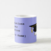 Tasse personnalisée d'obtention du diplôme (Centre)