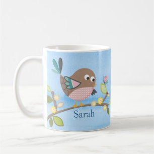 Tasse personnalisée d'oiseau