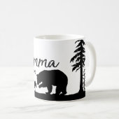 Tasse personnalisée d'ours de mamans (Devant droit)