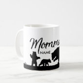 Tasse personnalisée d'ours de mamans (Devant gauche)