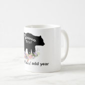 Tasse personnalisée d'ours de mamans (Devant droit)