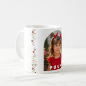 Tasse personnalisée fille 4 ans (Devant gauche)