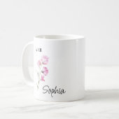 Tasse personnalisée Fleur d'avril (Devant gauche)