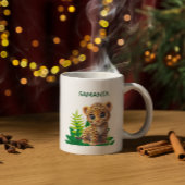 Tasse Personnalisée Léopard 