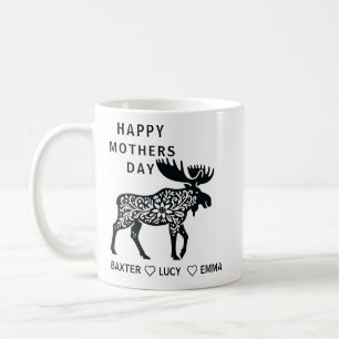 Tasse personnalisée Mama Moose Fête des Mères