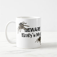 Tasse personnalisée par araignée de tarentule