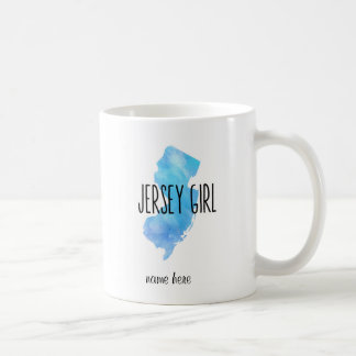 Tasse personnalisée par fille du Jersey