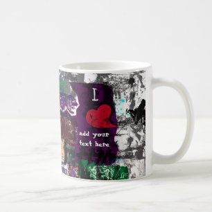 Tasse personnalisée par graffiti