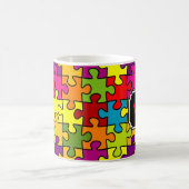 Tasse personnalisée par morceau de puzzle (Centre)
