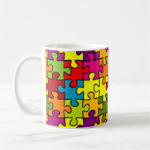 Tasse personnalisée par morceau de puzzle (Gauche)