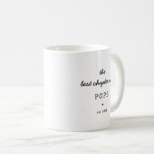 Tasse personnalisée Pops, cadeau pour nouveau gran (Devant droit)