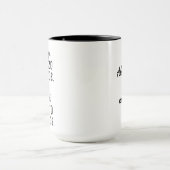 Tasse personnalisée pour 70e anniversaire drôle -  (Centre)