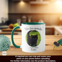 Tasse personnalisée pour chat avec photo inoubliab