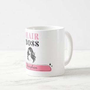 Tasse Personnalisée pour Coiffeur 'Hair Boss'