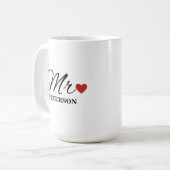 Tasse personnalisée pour couple Mariage Tasse Anni (Devant gauche)
