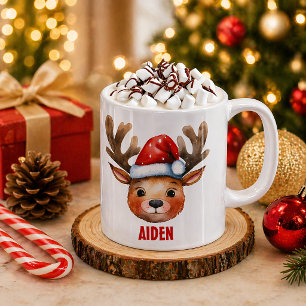 Tasse personnalisée pour enfants avec visage de re