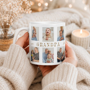 Tasse personnalisée pour grand-père Photos perso