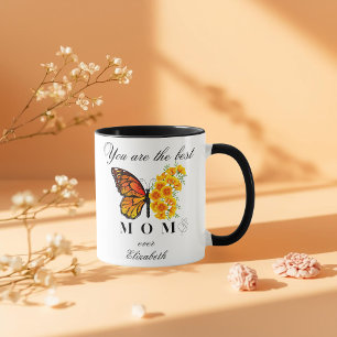 Tasse personnalisée pour la fête des mères papillo