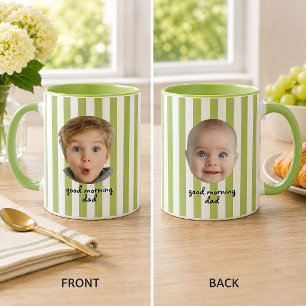 Tasse personnalisée pour la fête des pères avec 2