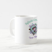 Tasse personnalisée pour la Saint-Valentin avec vi (Devant gauche)